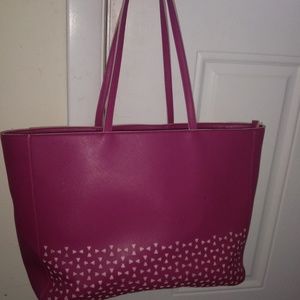 Pink bath and body works tote